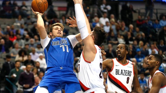 Doncic’s 21 points lead Mavs past Trail Blazers 111-102