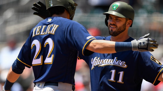 Gamel’s 10th-inning homer lifts Brewers over Braves, 3-2