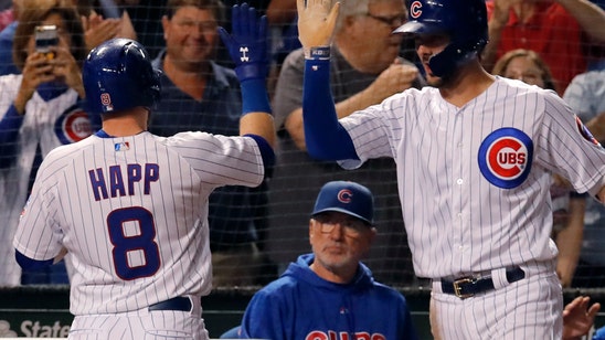 Happ lifts Cubs over Reds 3-2