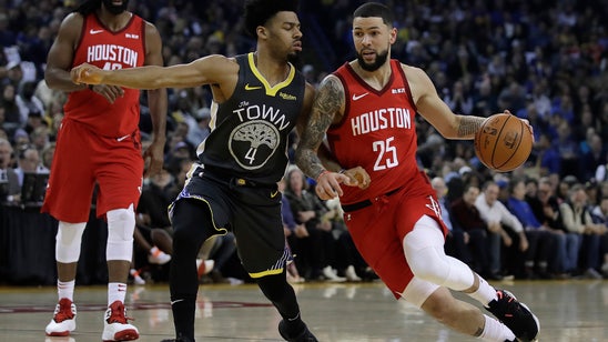 Rockets beat Warriors 118-112 without ailing Harden