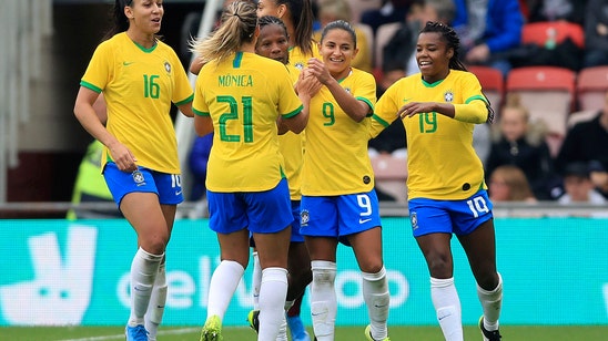 Brazil beats England 2-1 in women's friendly