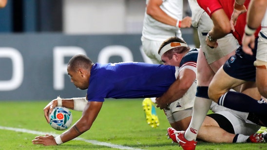 Scrappy France rallies late to beat US Eagles 33-9 at RWC