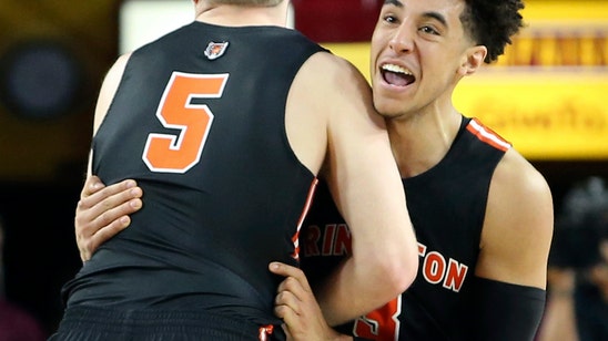 Princeton stuns No. 17 Arizona State 67-66