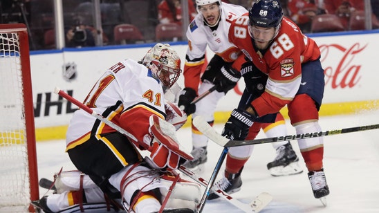 Trocheck’s shootout goal lifts Panthers over Flames 3-2