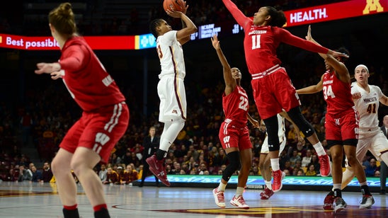 Lamke's 20 helps No. 12 Minnesota top Wisconsin 74-56