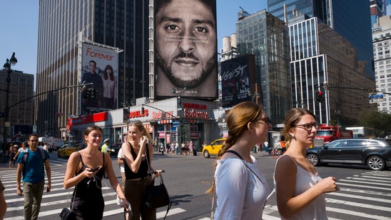 The Latest: Rhode Island town passes resolution against Nike