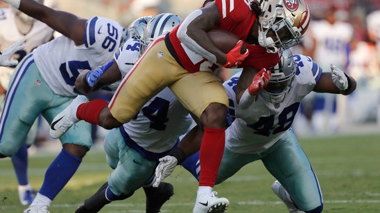 49ers ‘nervous’ about RB McKinnon’s knee injury in practice