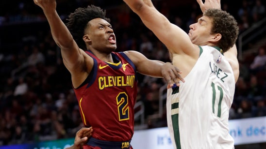 Sexton’s 25 leads Cavs over bruised Bucks missing Giannis