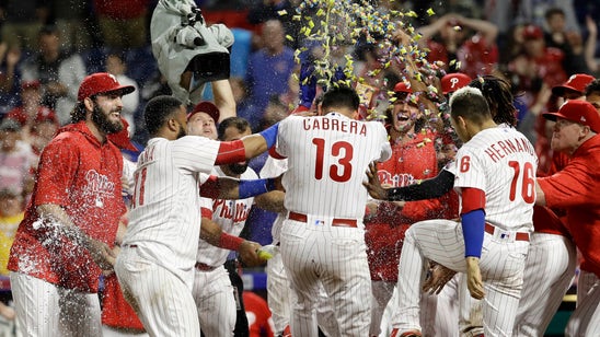 Cabrera’s homer in 10th gives Phils 2-1 win over Cubs