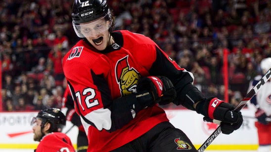 Dubois scores 2 goals, Blue Jackets beat Senators 6-2