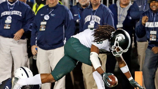 Lewerke rallies Michigan State over No. 8 Penn State, 21-17