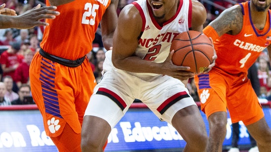 Beverly’s 3 helps No. 21 NC State rally past Clemson 69-67