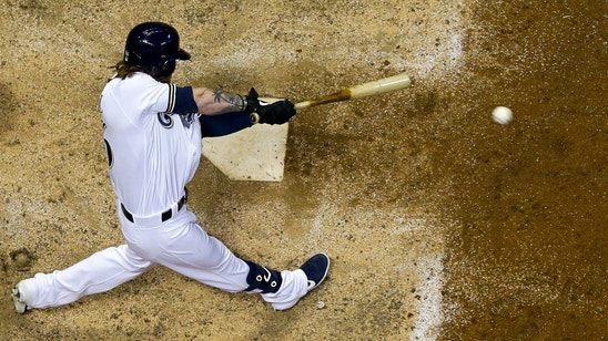 Gamel's RBI double in 9th lifts Brewers past Giants 5-4