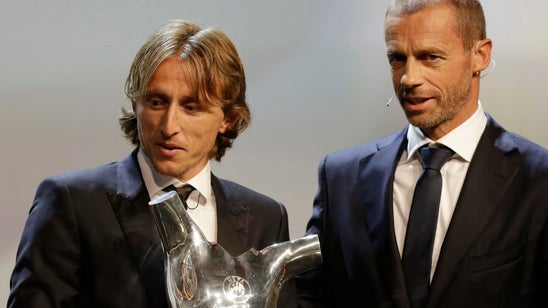 Luka Modric wins UEFA vote as best player in Europe