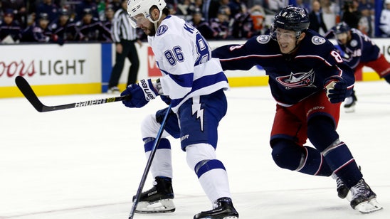 Kucherov has 5 points, Lightning beat Blue Jackets 5-1