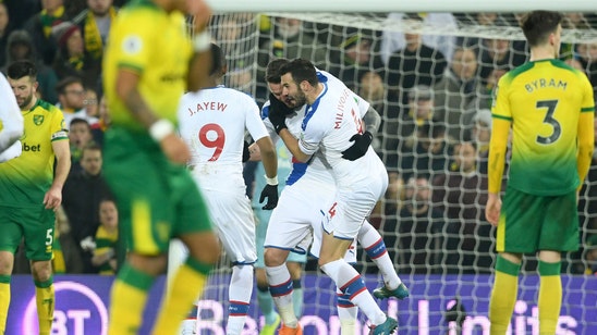 Palace earns late 1-1 draw at last-place Norwich in EPL