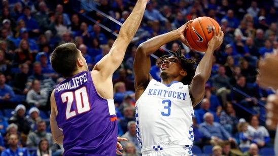 Evansville stuns No. 1 Kentucky at Rupp Arena, 67-64
