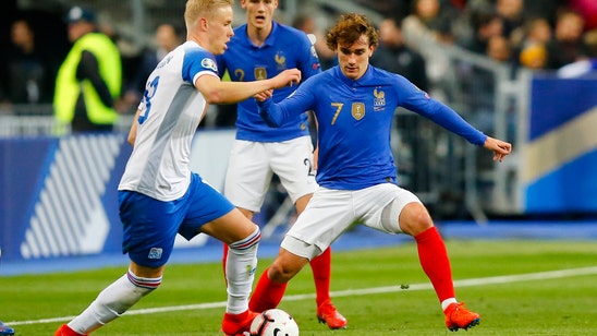Mbappe, Griezmann, Giroud score as France routs Iceland 4-0