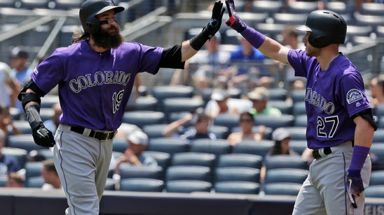 Paxton stumbles again, Rockies beat Yanks 8-4 to stop slide