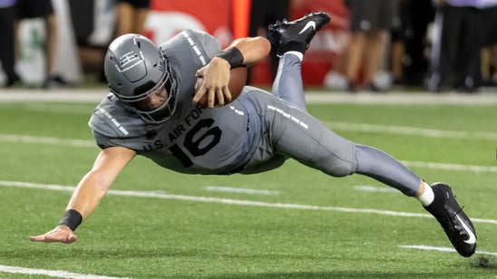 Schmidt accounts for 4 TDs, Air Force beats Hawaii 56-26