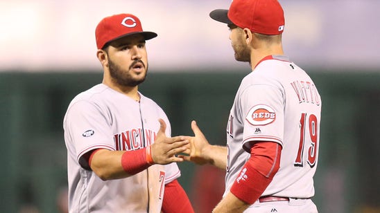 Cincinnati Reds' heir apparent to first baseman Joey Votto is third baseman Eugenio Suarez