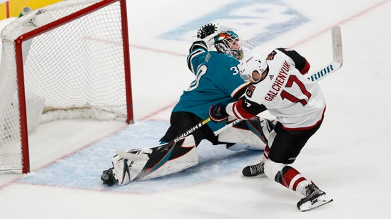 Galchenyuk leads Coyotes past Sharks 4-3 in shootout