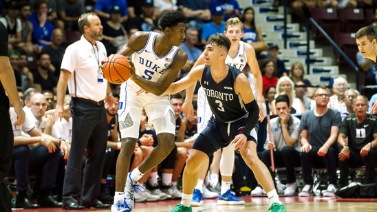 R.J. Barrett scores 35 points, Duke beats Toronto 96-60