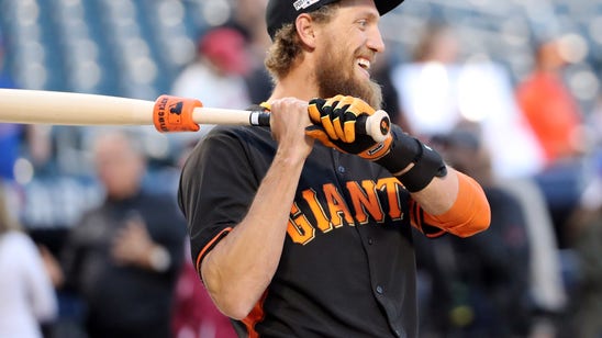 San Francisco Giants' Hunter Pence Meets Bill Nye the Science Guy