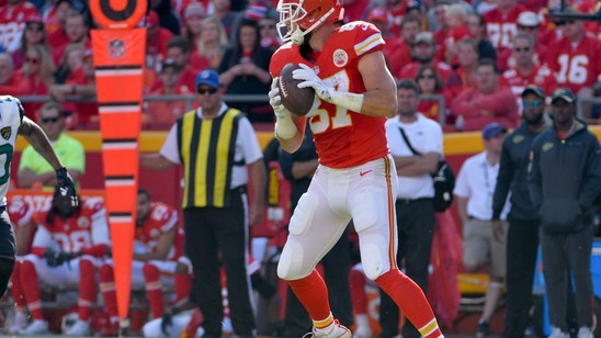 Travis Kelce is beasting for the Chiefs