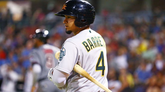 Oakland Athletics No. 1 prospect Franklin Barreto delivers in first MLB game