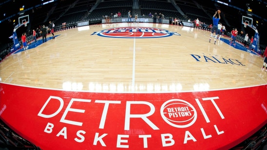 The Detroit Pistons partner with the Marine Toys For Tots Foundation
