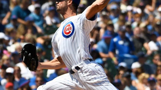 Hamels sharp in return, Almora and Cubs beat Brewers 4-1