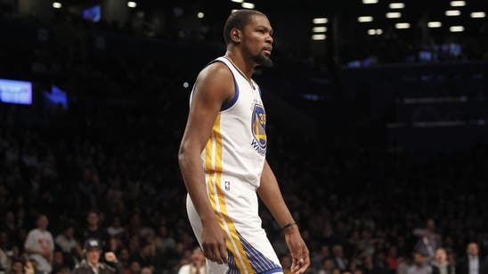 Kevin Durant beats the buzzer with incredible three