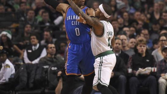 Russell Does It Again, Thunder Outlast Celtics in Boston