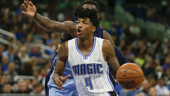 Elfrid Payton provides the charge for the Orlando Magic