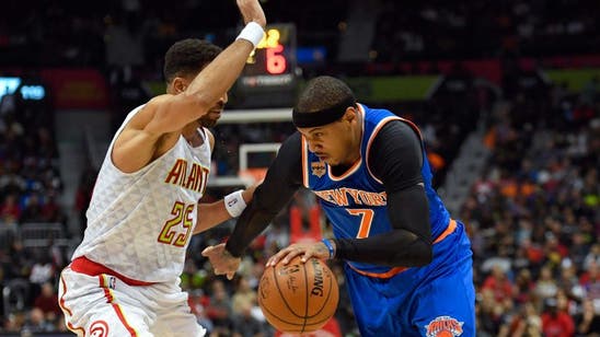 Carmelo Anthony gets ejected for punching Thabo Sefolosha in the face (Video)