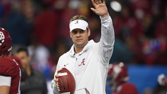 Lane Kiffin Plays In Confetti After Peach Bowl