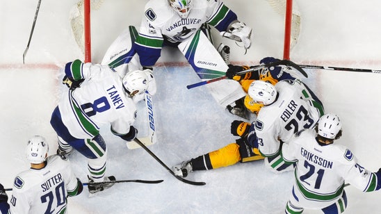 Canucks Score First, but Can't Hold On to Beat Nashville