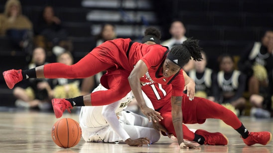 No. 4 Louisville pulls away from Wake Forest 73-49