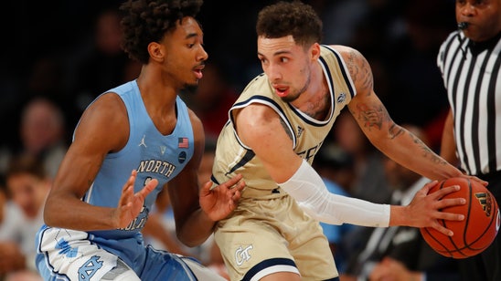 Johnson leads No. 9 North Carolina past Georgia Tech 77-54