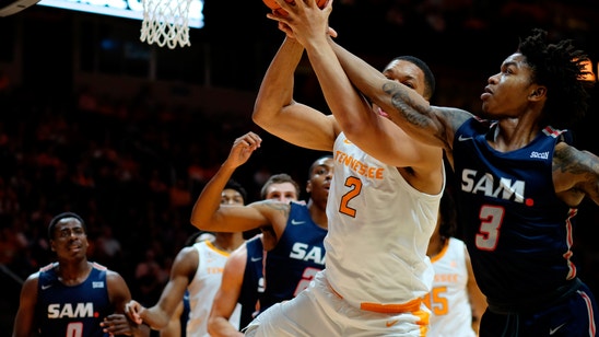 Bone’s career night lifts No. 3 Tennessee over Samford 83-70