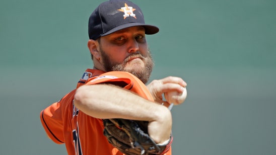 Reddick has 5 hits, Miley wins 14th as Astros sweep KC