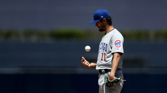 Darvish fans 14, Cubs beat Padres 4-1 to keep wild-card pace