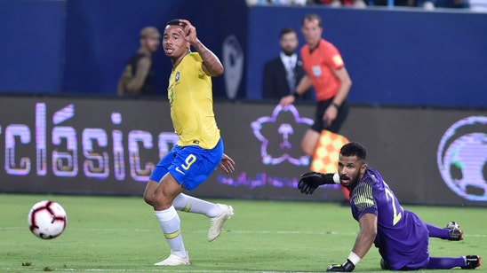 Jesus scores as Brazil beats Saudi Arabia 2-0 in friendly