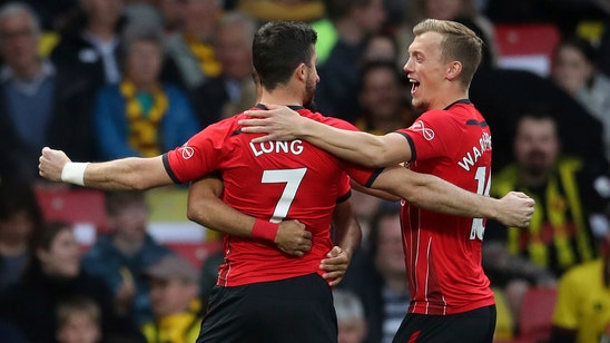 Long scores quickest EPL goal in Southampton draw at Watford