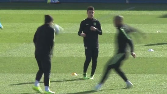 Vincent Kompany tried to decapitate Sergio Aguero in training