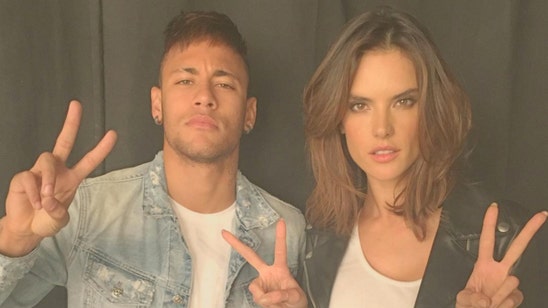 Supermodel Alessandra Ambrosio: Team Neymar or Team Ronaldo?