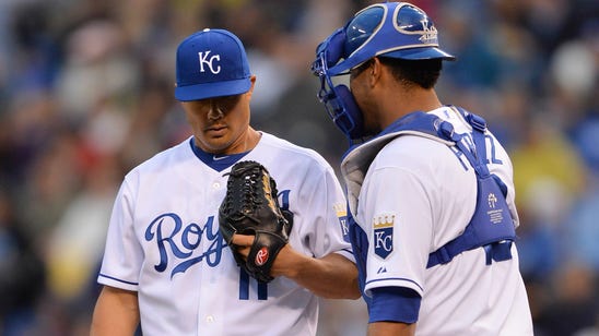 Trio of Royals — Salvador Perez, Alcides Escobar and Jeremy Guthrie — extend season pushed to Game 7 limit by playing in Japan