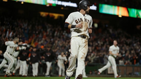 Giants center fielder Duggar goes on DL with shoulder injury