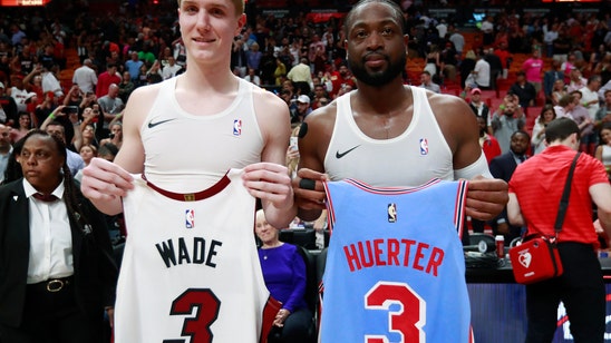 Wade surprises Huerter with a farewell gift _ his jersey
